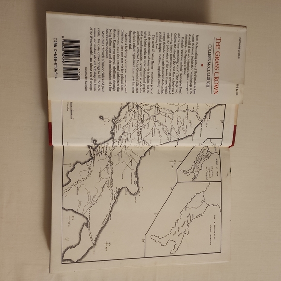 THE GRASS CROWN by Colleen McCullough 1991, Hardcover (PAGE TORN) - Picture 9 of 12